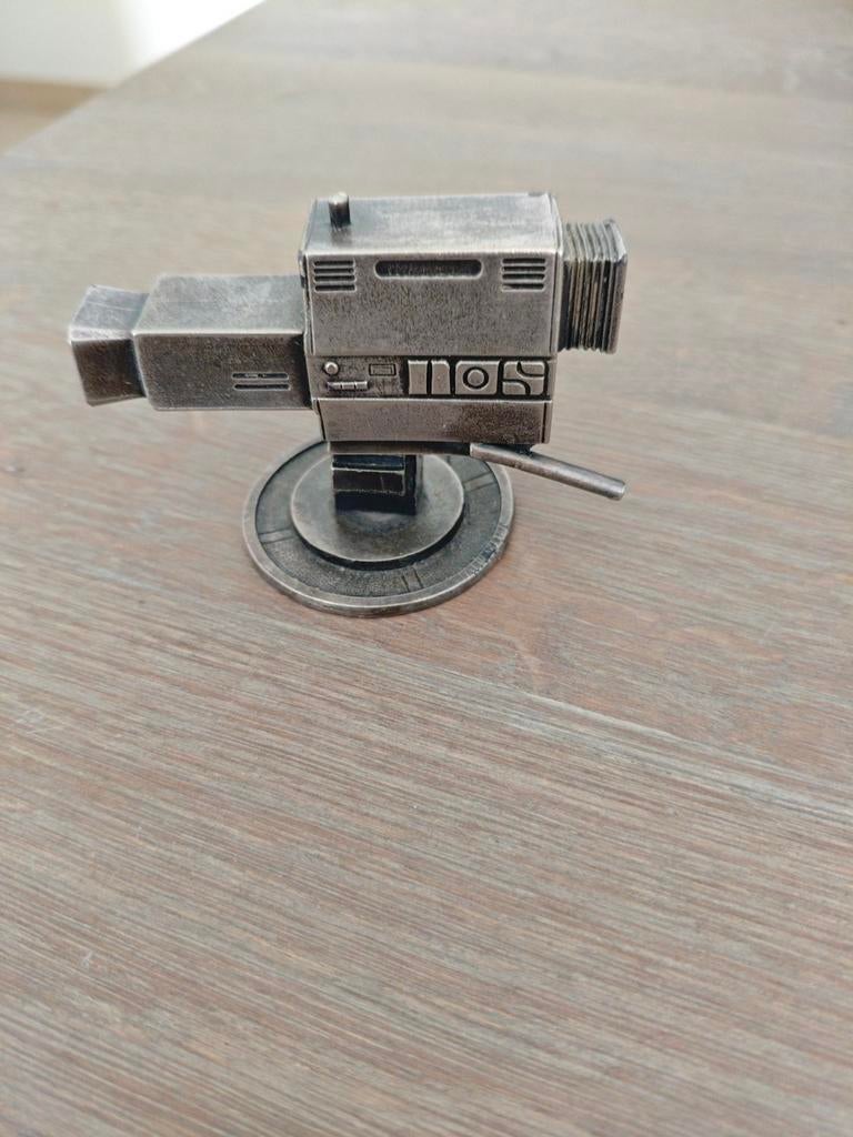 Vintage Tinnen Filmcamera Miniatuur - Jaren '70, Antiek en Kunst, Antiek | Tin, Ophalen of Verzenden