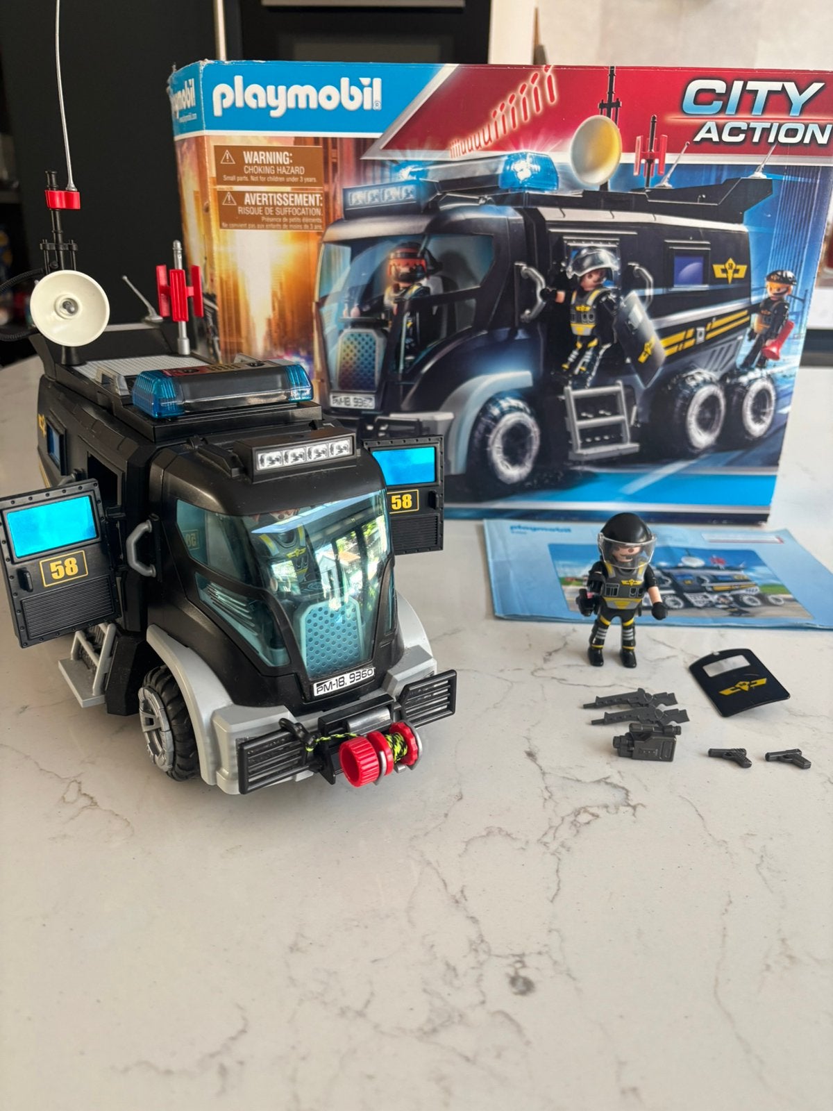 Swat Playmobile Auto, Complete set, Voertuig, Nieuw, Ophalen of Verzenden
