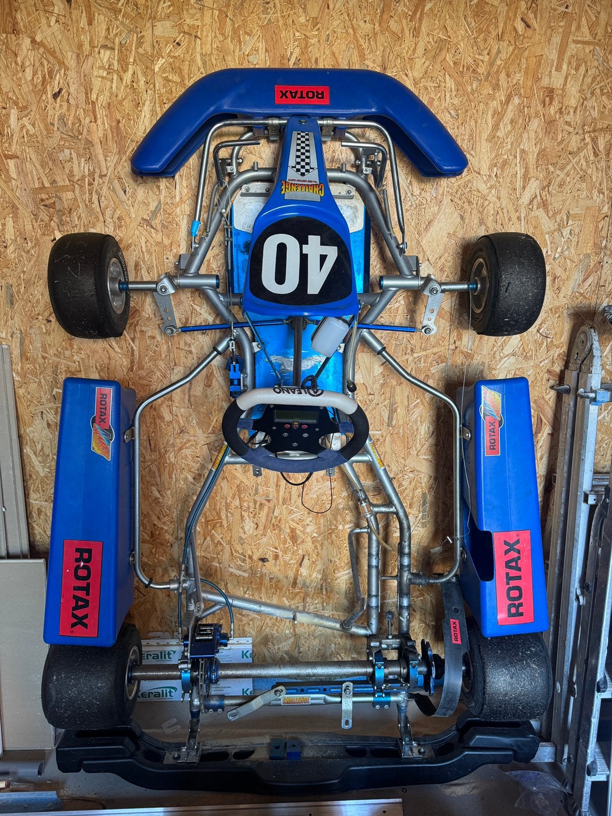 Kombi kart met Alfano stuur (rollend chasis), Ophalen, Zo goed als nieuw, Kart