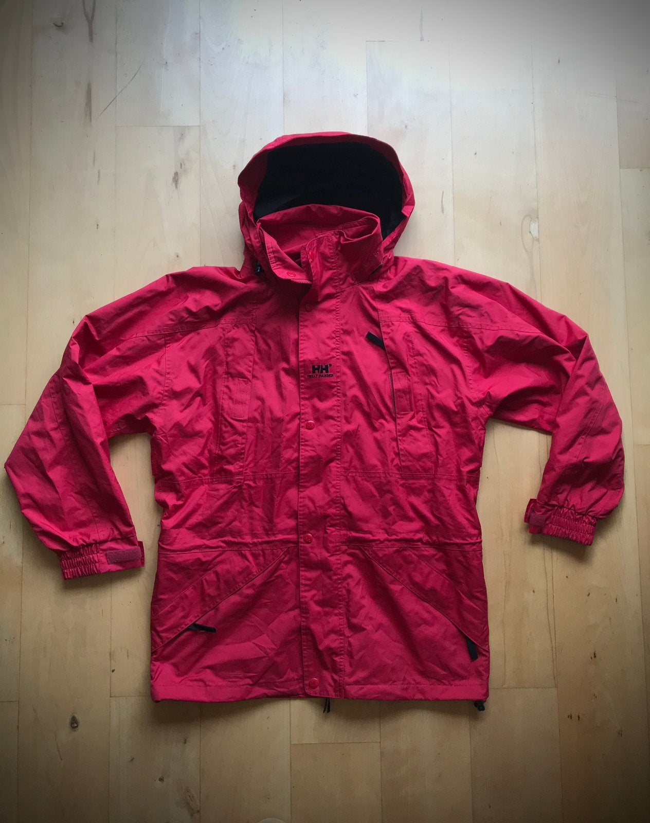 Helly Hansen outdoor zeil wandelen jas jack rood XS / S, Ophalen of Verzenden, Maat 46 (S) of kleiner, Rood