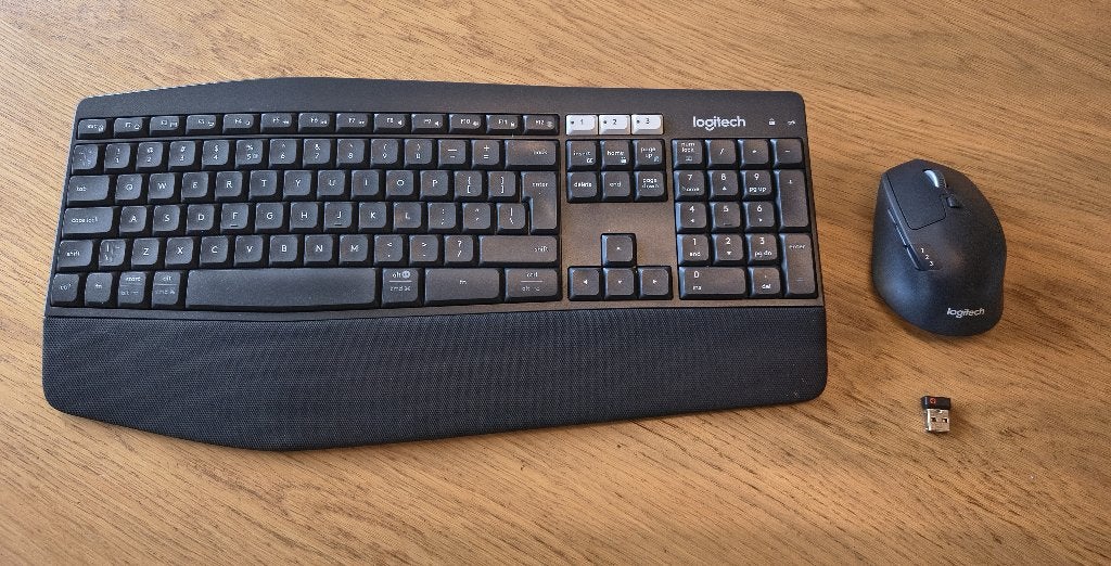 Draadloos Toetsenbord en Muis Logitech MK850, Gebruikt, Logitech., Ophalen of Verzenden, Qwerty