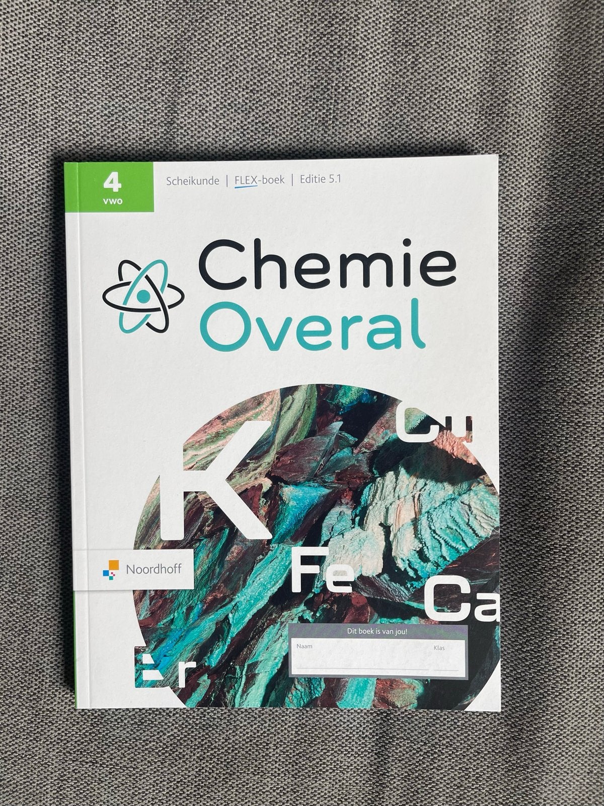 Scheikunde FLEX-boek Chemie Overal 4 vwo Editie 5.1, Boeken, Ophalen of Verzenden, Beta, Nieuw, Niet van toepassing