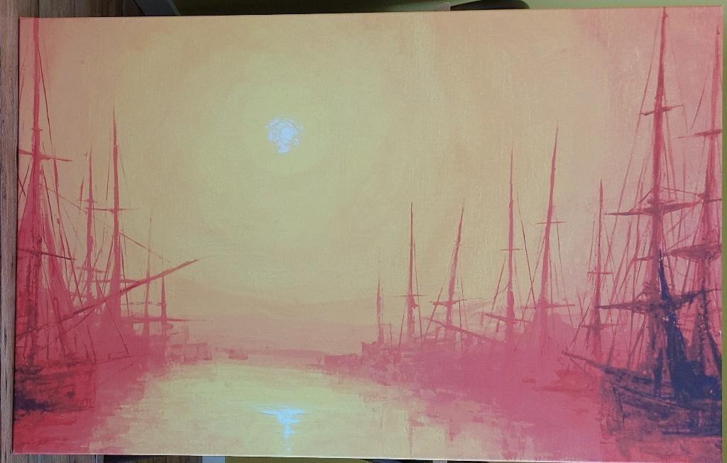 foto op canvas, Ophalen, Zo goed als nieuw, 100 tot 125 cm, Foto of Poster