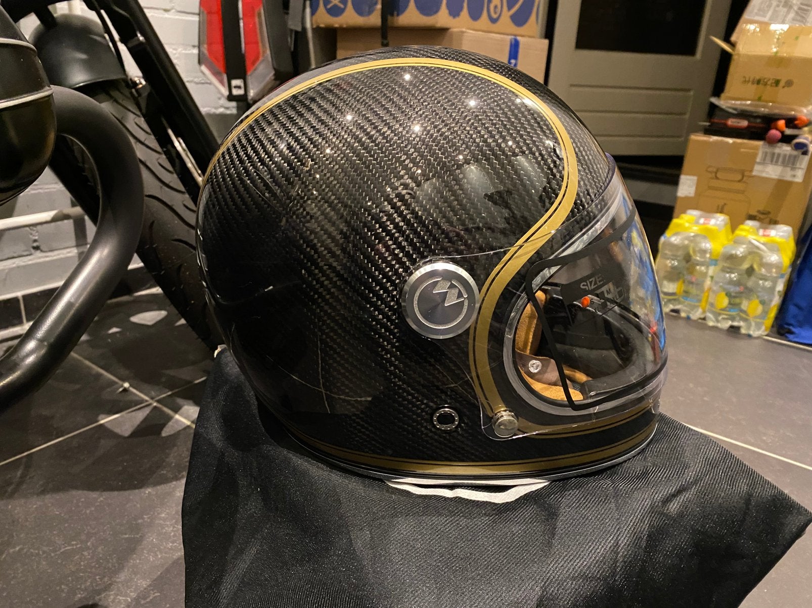 Marko carbon helm Full Moon NIEUW, XS, Ophalen of Verzenden, Integraalhelm, Nieuw met kaartje