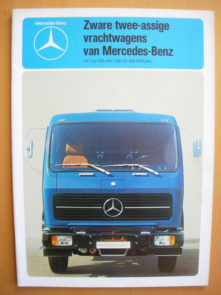 Mercedes Zware Bakwagen Brochure 1977 - 2226 t/m 2632, Zo goed als nieuw, Mercedes-Benz, Mercedes, Ophalen of Verzenden