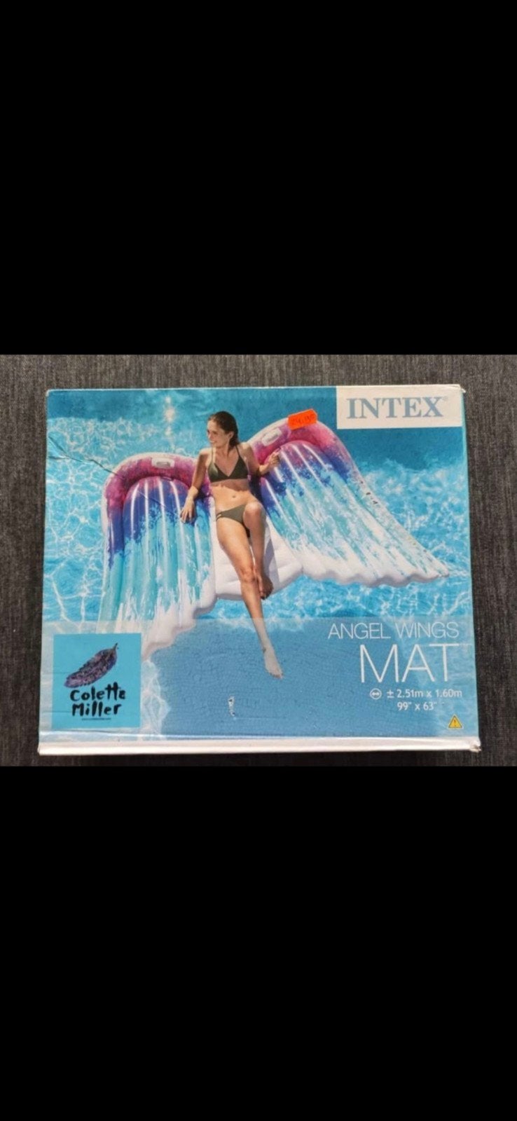 Intex Angel Wings Mat Luchtbed - Nieuw in Doos, Ophalen of Verzenden, Nieuw, 1-persoons
