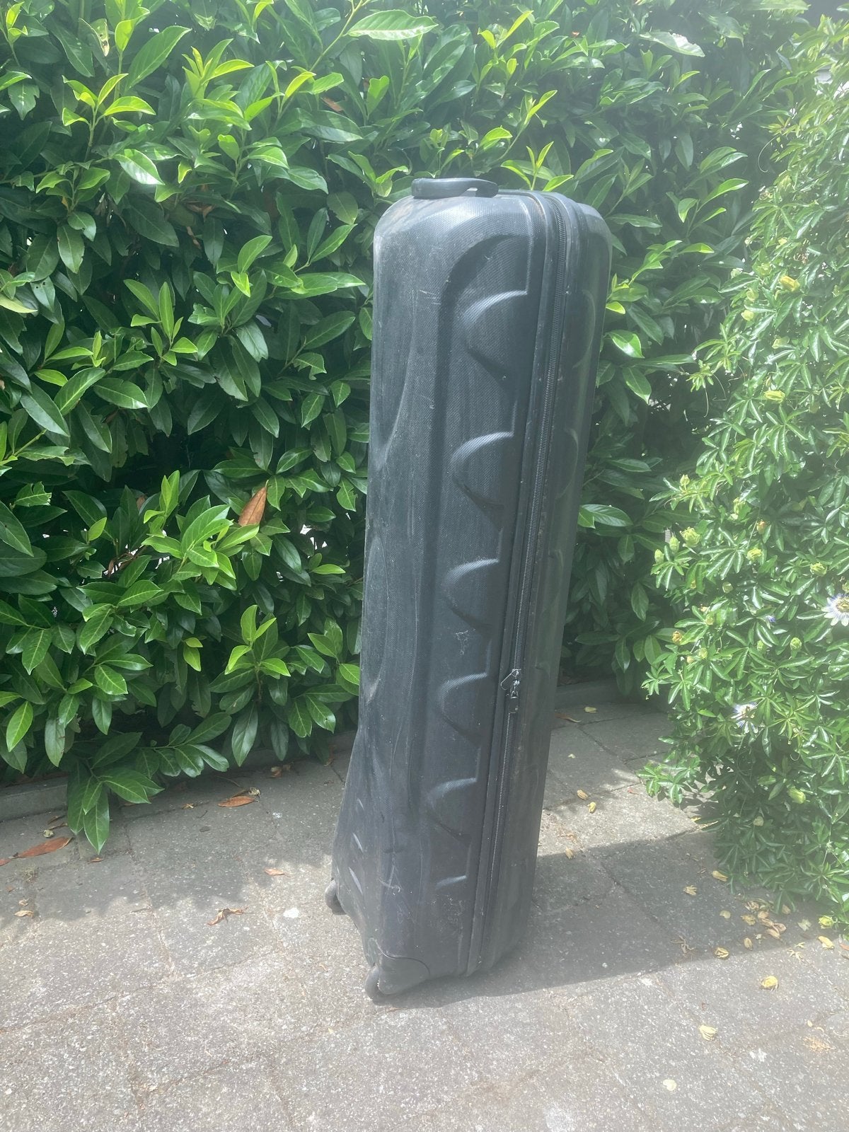Reiskoffer voor golfclubs of ski's met wieltjes, 30 cm of meer, Gebruikt, Zwart, 80 cm of meer