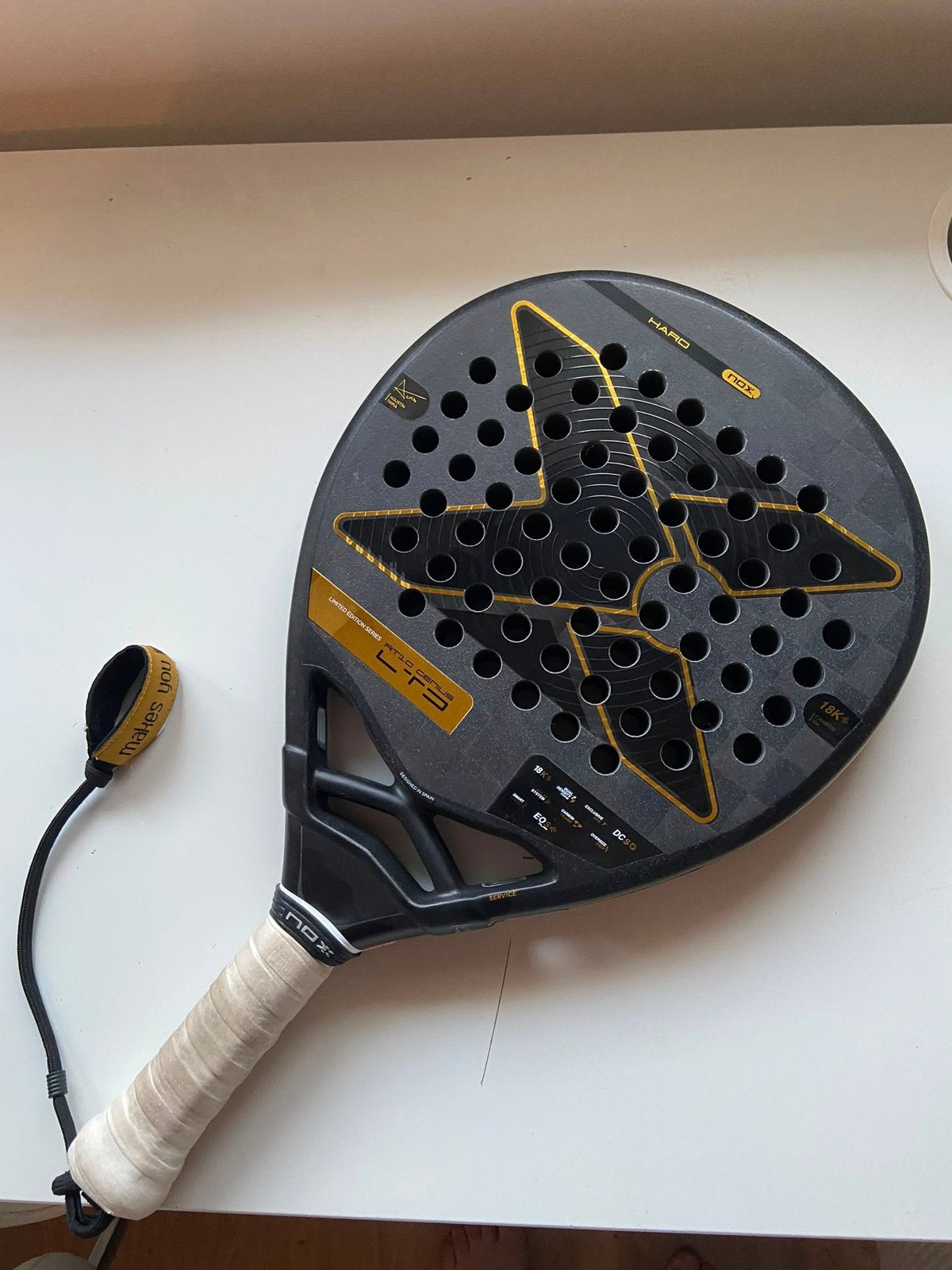 Nox AT10 Genius LTD 2025 Limited Edition Topstaat, Sport en Fitness, Padel, Ophalen of Verzenden, Zo goed als nieuw