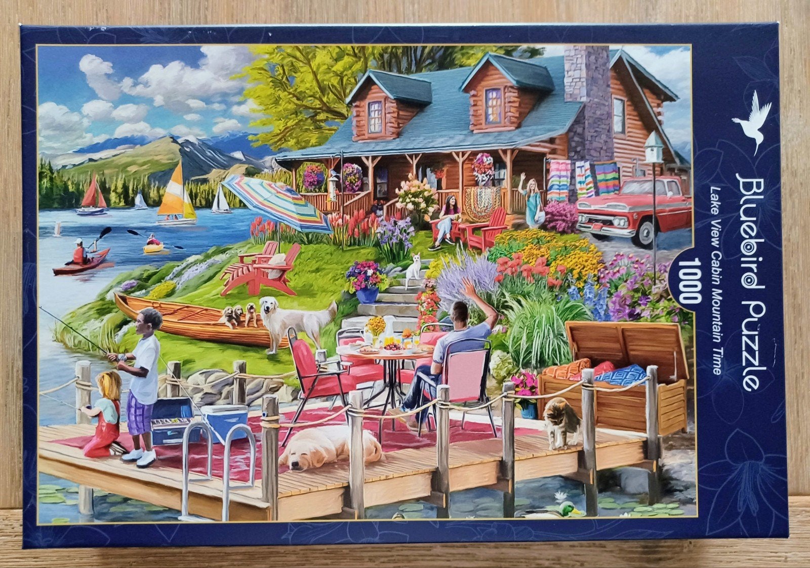 Bluebird puzzel - 1000 stukjes, Ophalen of Verzenden, 500 t/m 1500 stukjes, Zo goed als nieuw, Legpuzzel