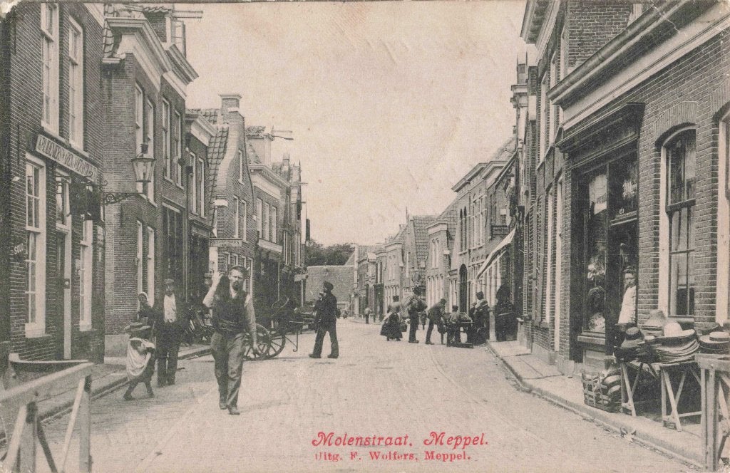 Meppel Molenstraat B3414, Ophalen, Voor 1920, Gelopen, Drenthe