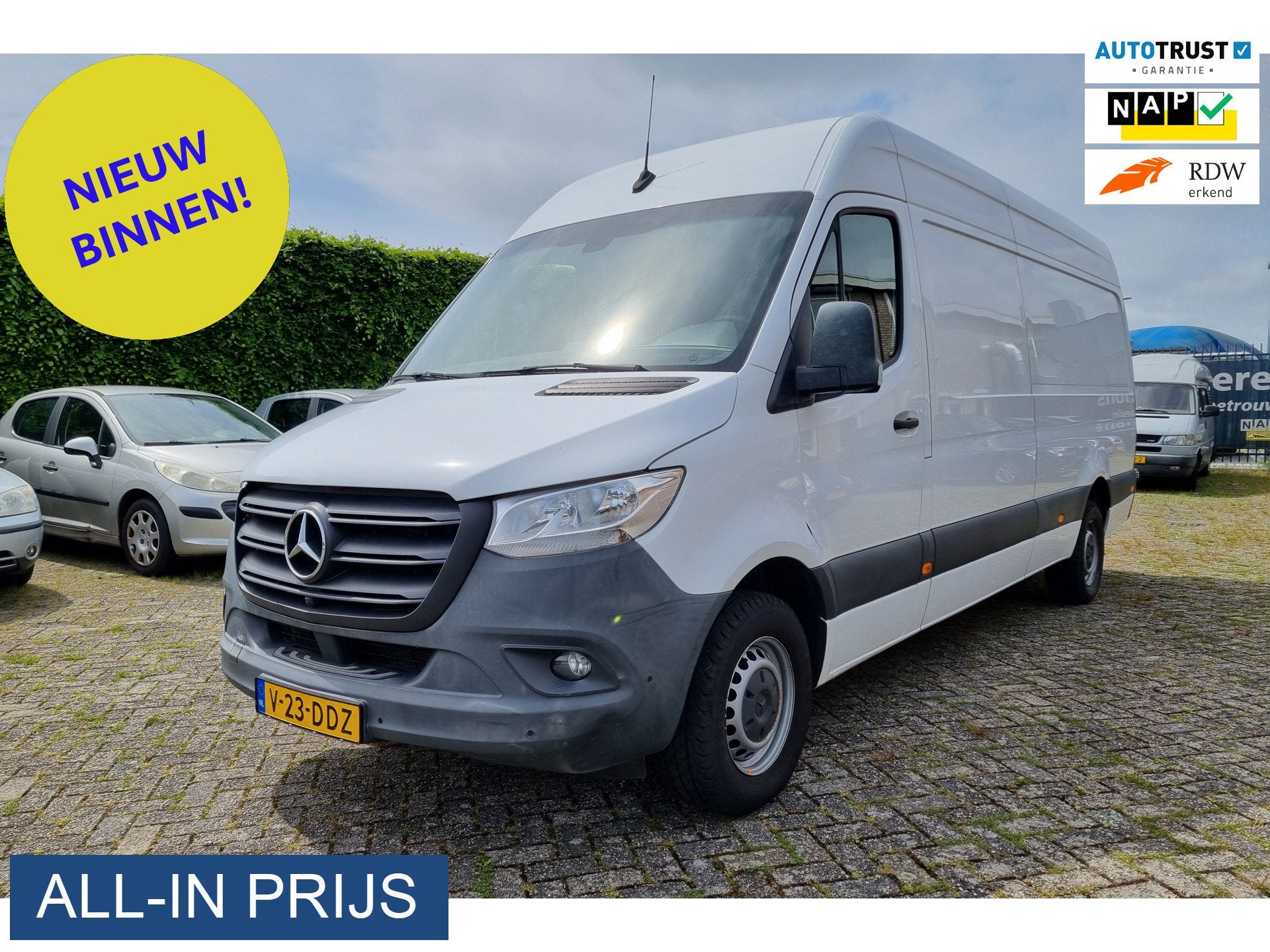 Mercedes-Benz Sprinter 315 1.9 CDI L4H2 L4 NIEUWE APK, Auto's, 2443 kg, Gebruikt, Euro 6, 4 cilinders
