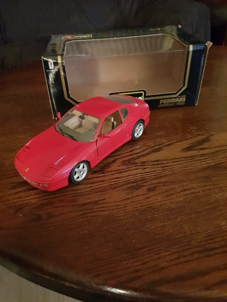 Bburago Diamonds Ferrari 456 GT, Hobby en Vrije tijd, Modelauto's | 1:18, Ophalen of Verzenden, Gebruikt, Auto, Bburago