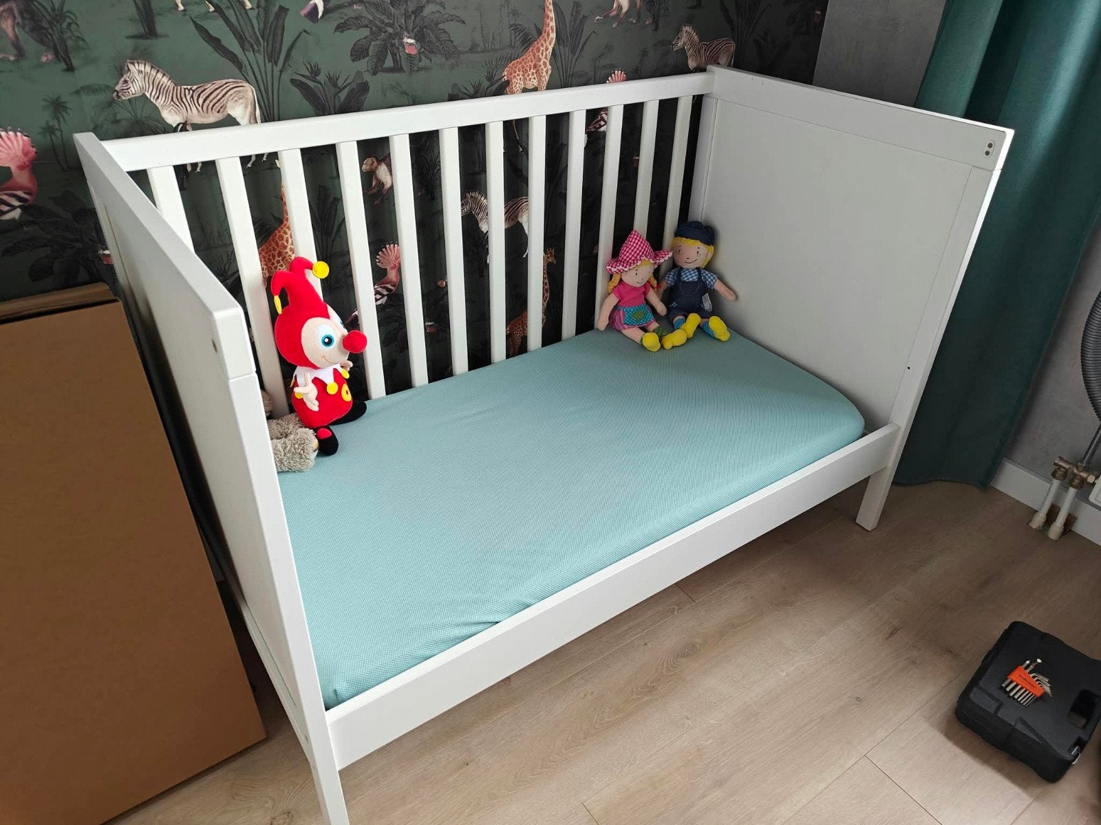 IKEA Sundvik Ledikant Wit - Zo goed als nieuw, 70 tot 85 cm, 140 tot 160 cm, Zo goed als nieuw, Ophalen