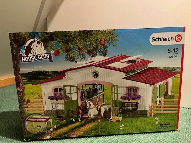 Schleich Horse Club Manege 42344 - Compleet met doos, Kinderen en Baby's, Ophalen of Verzenden, Zo goed als nieuw, Jongen of Meisje