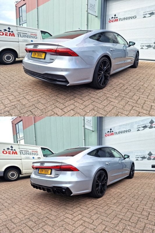 Diffuser A7/S7 S‑Style | 18‑23 |  S‑Line Hoogglans Zwart, Ophalen of Verzenden