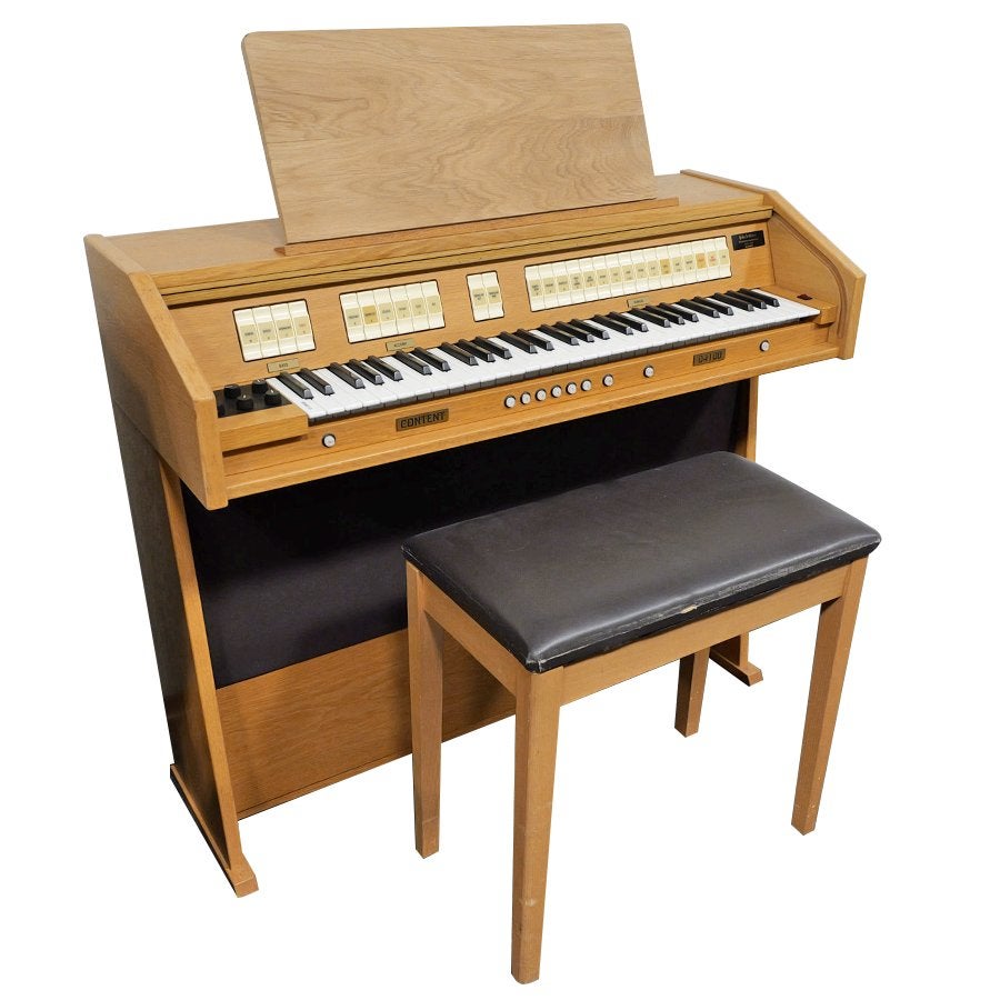Content D4100 Orgel Occasion - Blank Eiken, Gebruikt, Verzenden, 1 klavier, 3364AE
