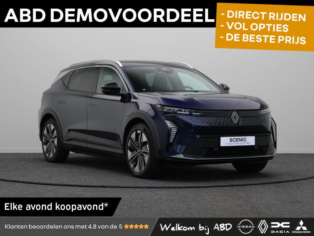 Renault Scenic E-Tech EV87 long range techno | Vijf jaar gar, Auto's, Renault, Leder en Stof, Nieuw, 625 km, 1817 kg