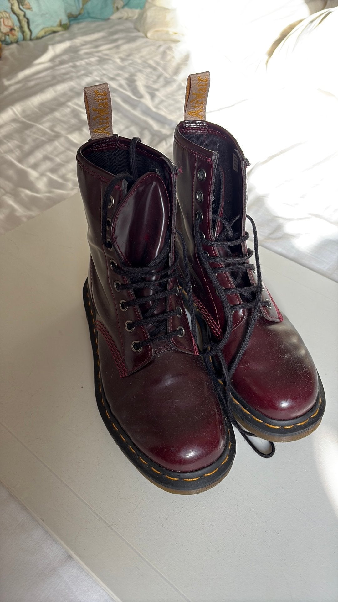 Dr martens, Verzenden, Zo goed als nieuw, Zwart