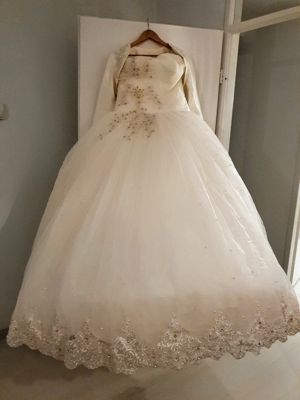 Bruidsjurk grote maat 46/48, Kleding | Dames, Trouwkleding en Trouwaccessoires, Ophalen of Verzenden, Zo goed als nieuw, Wit, Trouwjurk