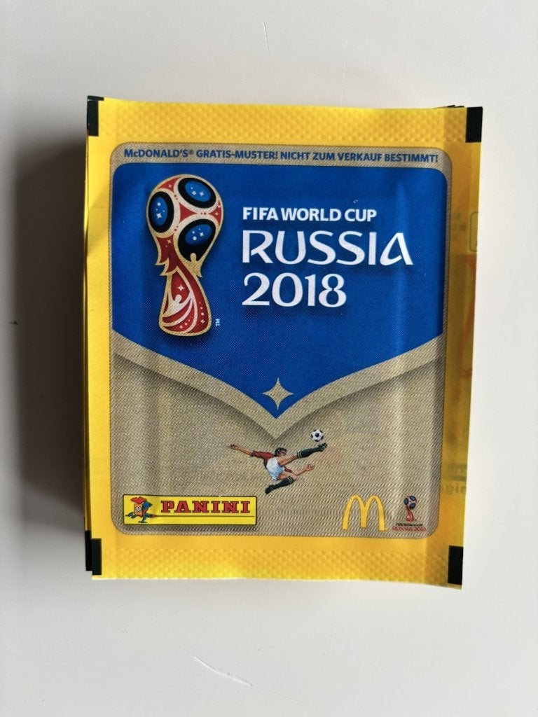 Panini zakjes WK Russia 2018 versie McDonalds Duitsland, Verzamelen, Sportartikelen en Voetbal, Verzenden, Nieuw, Buitenlandse clubs