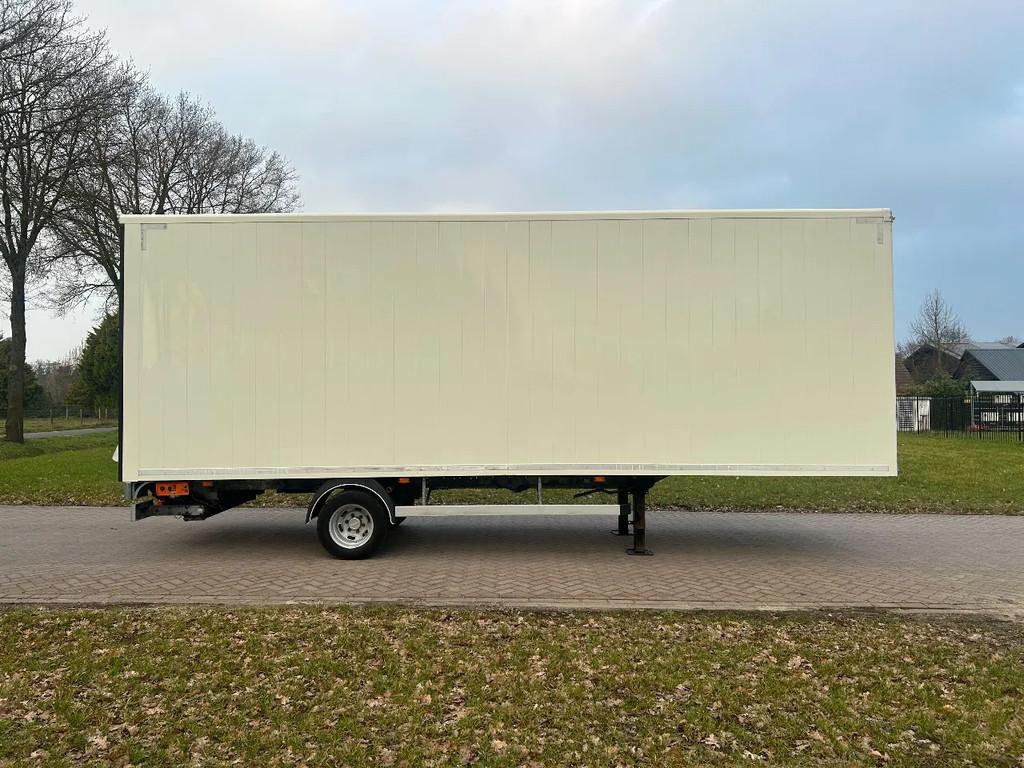 VELDHUIZEN be oplegger 5 ton met laadklep 750 kg 2017, Overige brandstoffen, Wit, Origineel Nederlands, Bedrijf