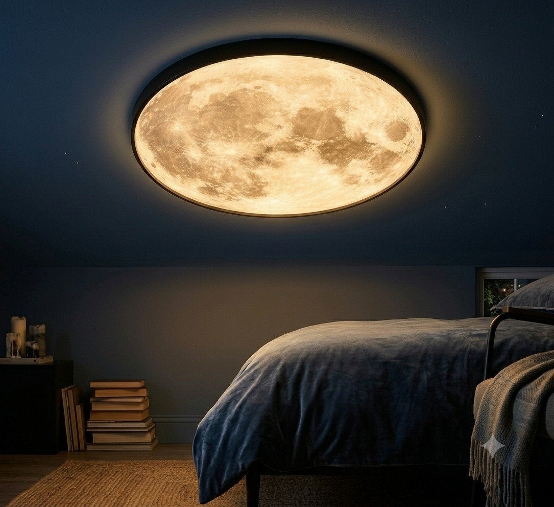 Maanlamp met afstandsbediening - Sfeervolle verlichting, Huis en Inrichting, Ophalen of Verzenden