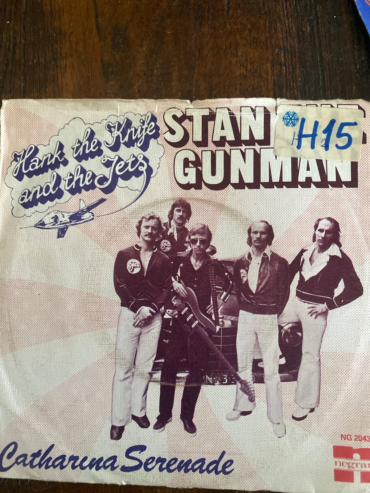 Hank the Knife and the Jets - Stan the Gunman / Catharina Se, Gebruikt, 7 inch, Ophalen of Verzenden, Pop