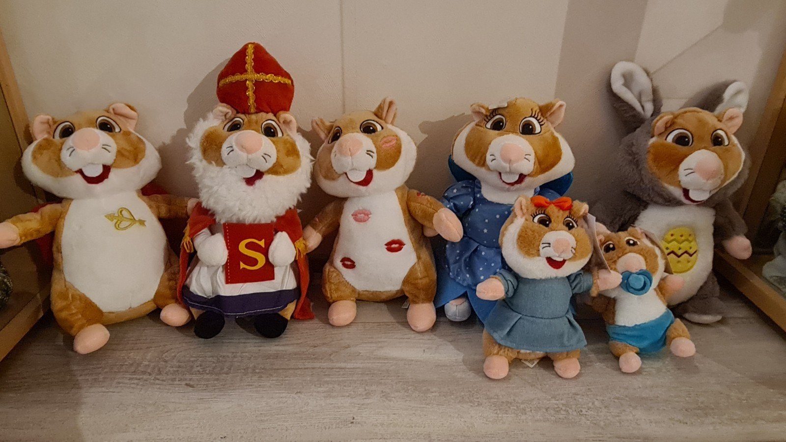 diverse AH hamsters, Verzamelen, Ophalen, Stoffen beer, Overige merken