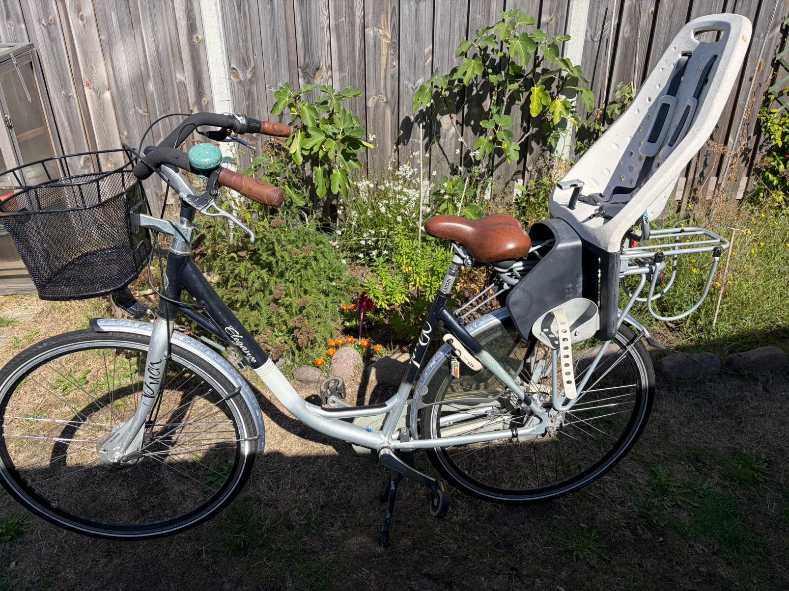 Puch elegance moederfiets met kinderzitje, Gebruikt, Versnellingen, 1 zitje, Ophalen