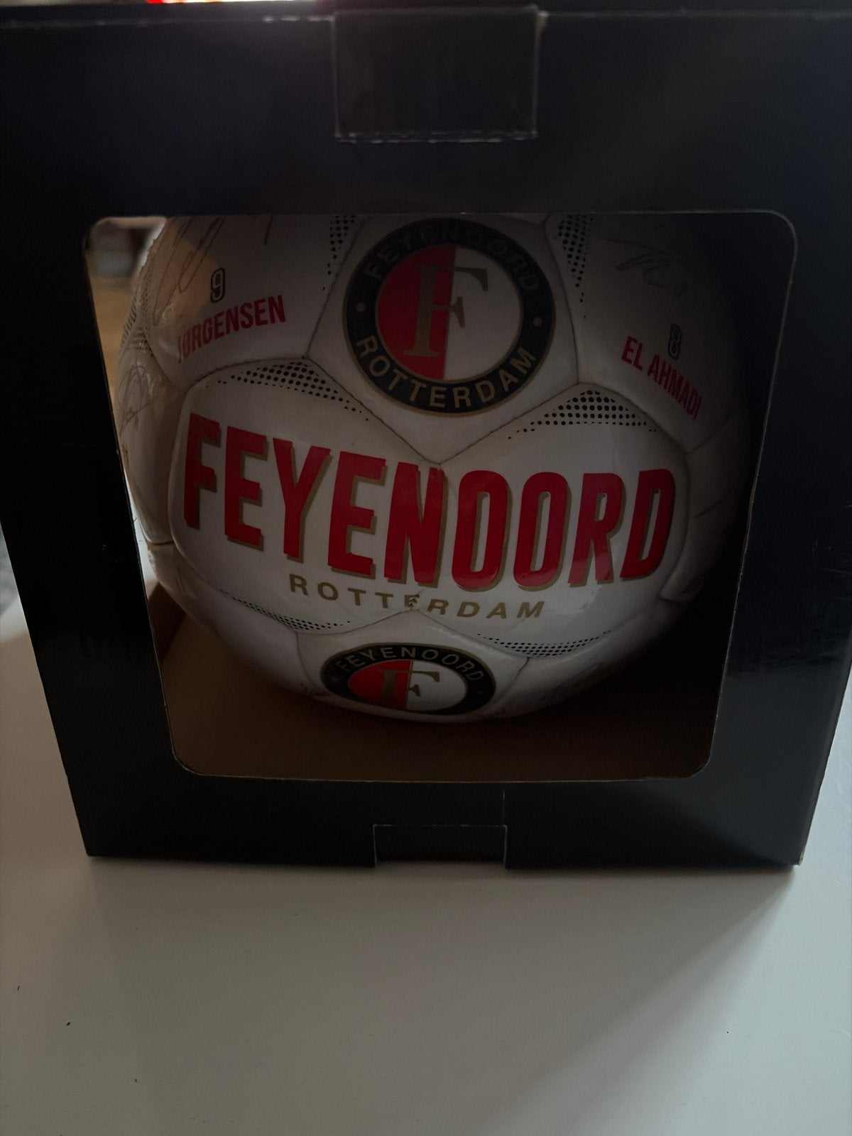 Feyenoord Kampioensjaar Bal met handtekeningen, Ophalen of Verzenden, Zo goed als nieuw, Bal