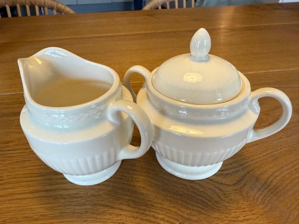 Wedgwood Edme Melk en Suiker set - nieuwstaat!, Overige typen, Ophalen of Verzenden, Zo goed als nieuw, Overige stijlen