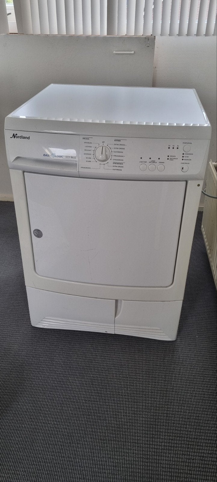 Nordland Easy Logic ECO 8612 Condensdroger, Witgoed en Apparatuur, Ophalen, 6 tot 8 kg, Gebruikt, Voorlader