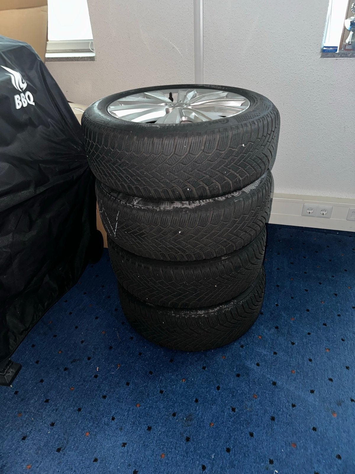Vw Polo Banden en Velgen 195/55/16 - Minimaal 6 mm profiel, Auto-onderdelen, Banden en Velgen, Ophalen, Gebruikt, 16 inch, Banden en Velgen