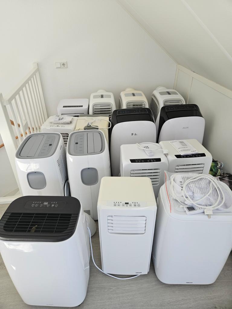 Mobiele airco's verschillende soorten en merken vanaf €75,-, Witgoed en Apparatuur, Airco's, Ophalen, Mobiele airco, Afstandsbediening