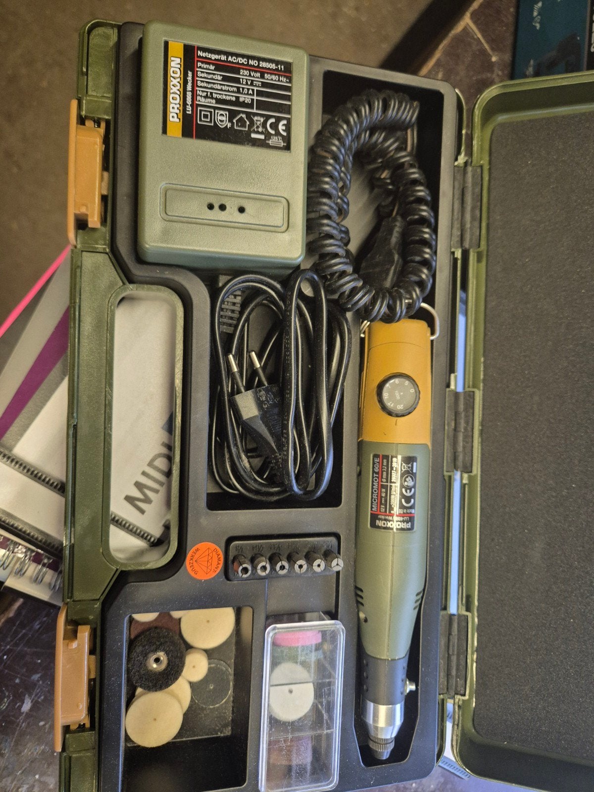 Proxxon Micromot 60/E in nieuwstaat, Ophalen of Verzenden, Zo goed als nieuw