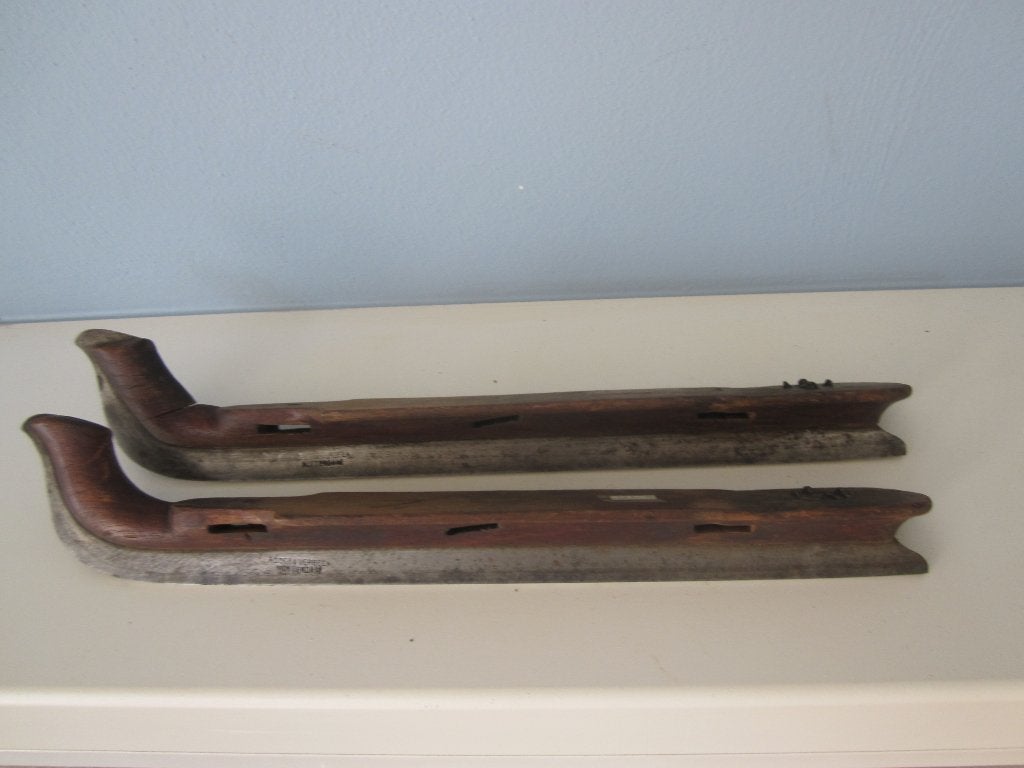 houten schaatsen, Antiek en Kunst, Ophalen of Verzenden