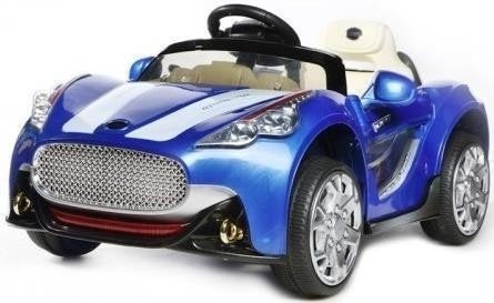 Sportwagen Blauw 1 persoons 12V + RC ***NIEUW***, Nieuw