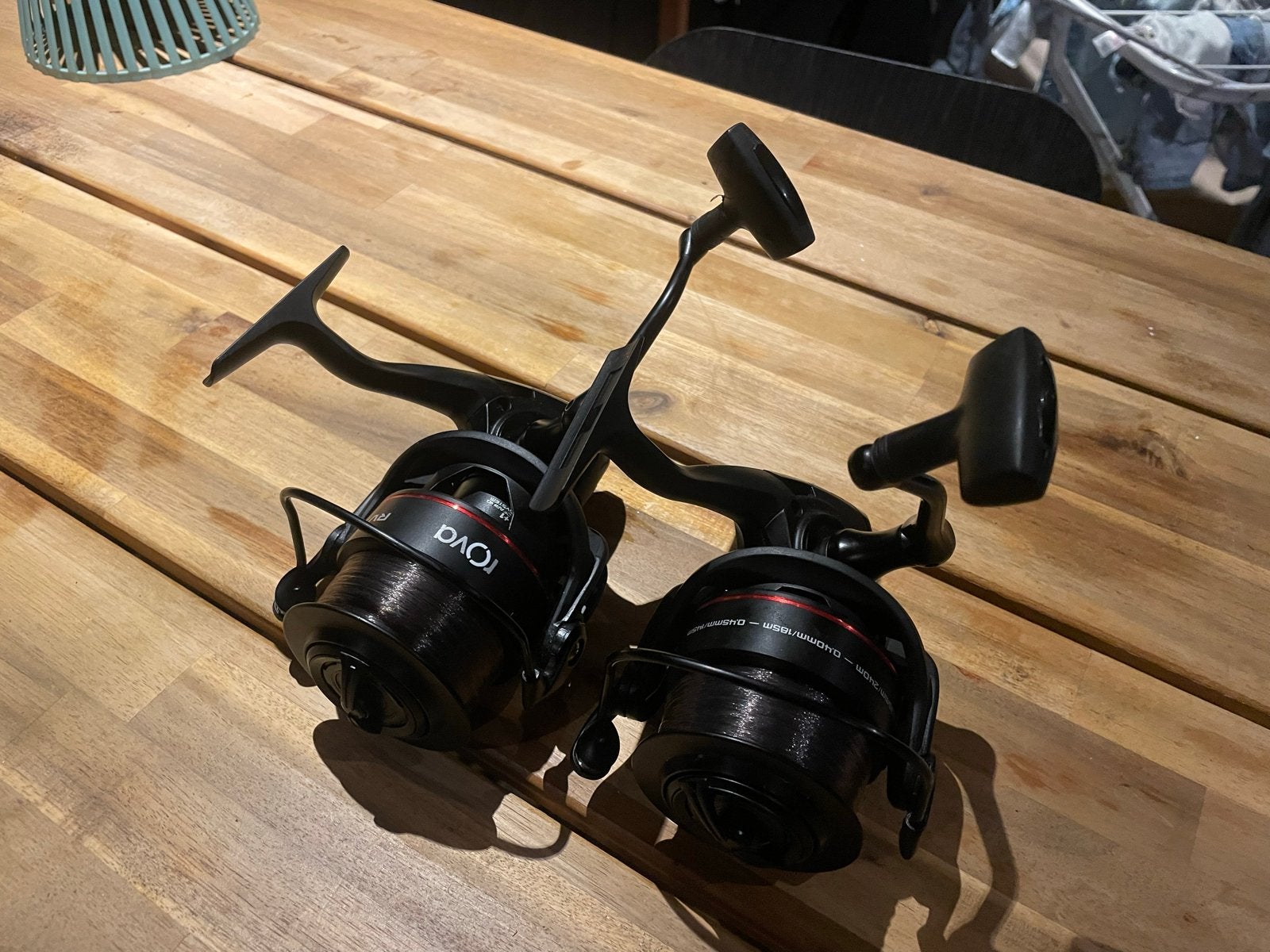 2x JRC RV7000 molens, Watersport en Boten, Hengelsport | Algemeen, Ophalen of Verzenden, Zo goed als nieuw, Molen
