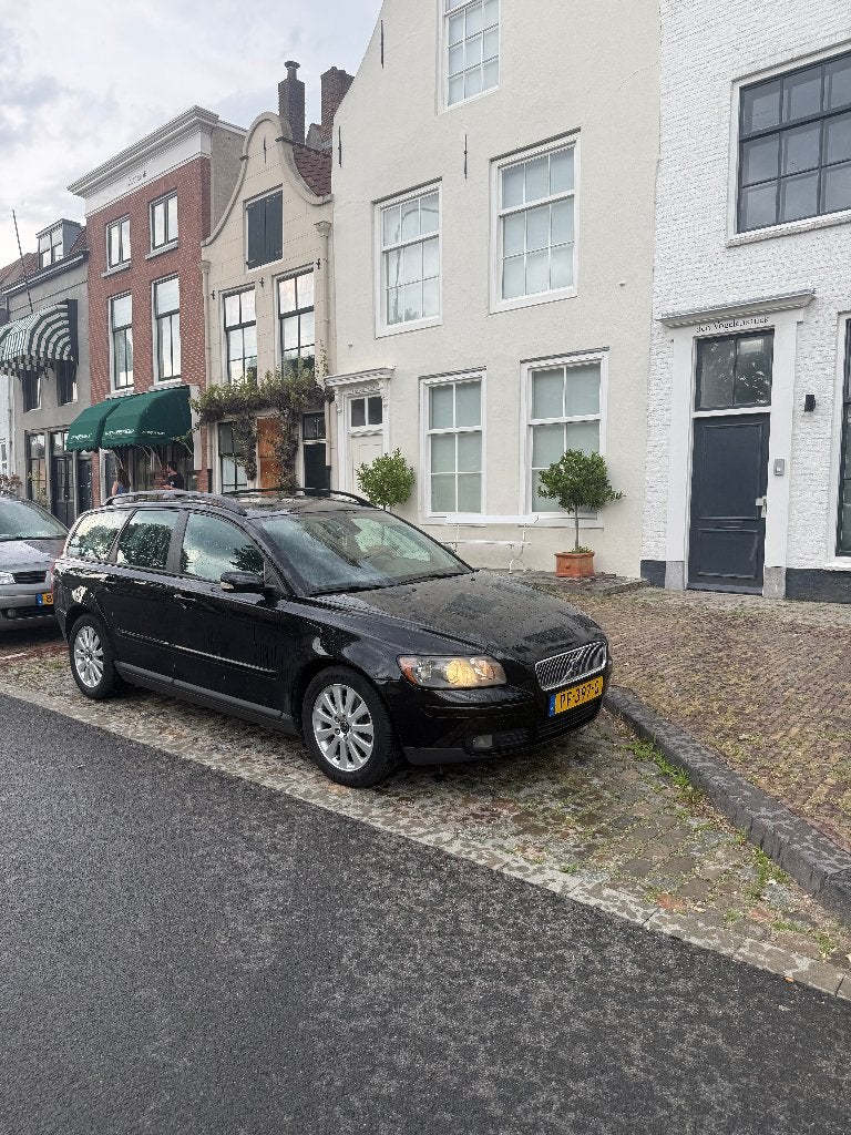Volvo V50 2.4, Zwart, 700 kg, Zwart, Leder