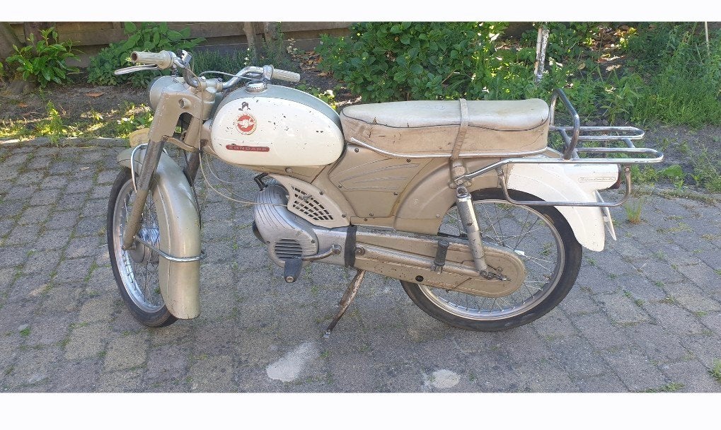 Zündapp bromfiets super combinette jubileum 1966, Ophalen of Verzenden, Gebruikt, Maximaal 45 km/u