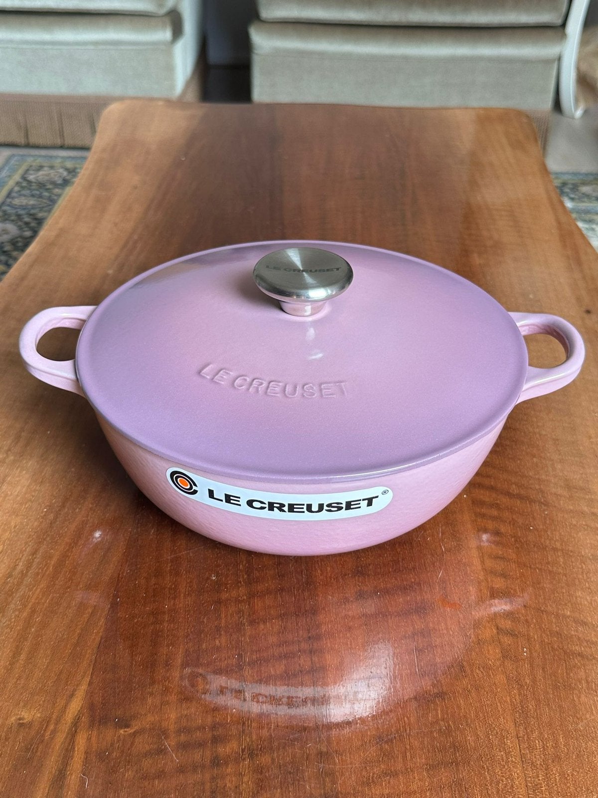 Le Creuset gietijzeren Marmite 24 cm – Mauve Pink, Huis en Inrichting, Keuken | Potten en Pannen, Ophalen of Verzenden, Nieuw