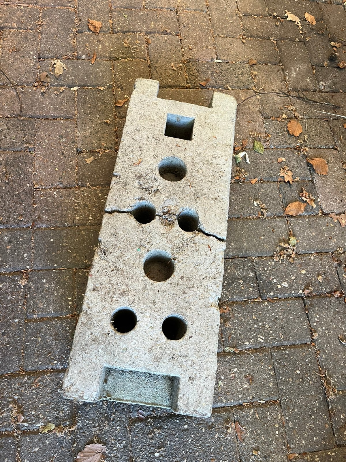 Bouwhek voet/blok, Ophalen of Verzenden, Gebruikt