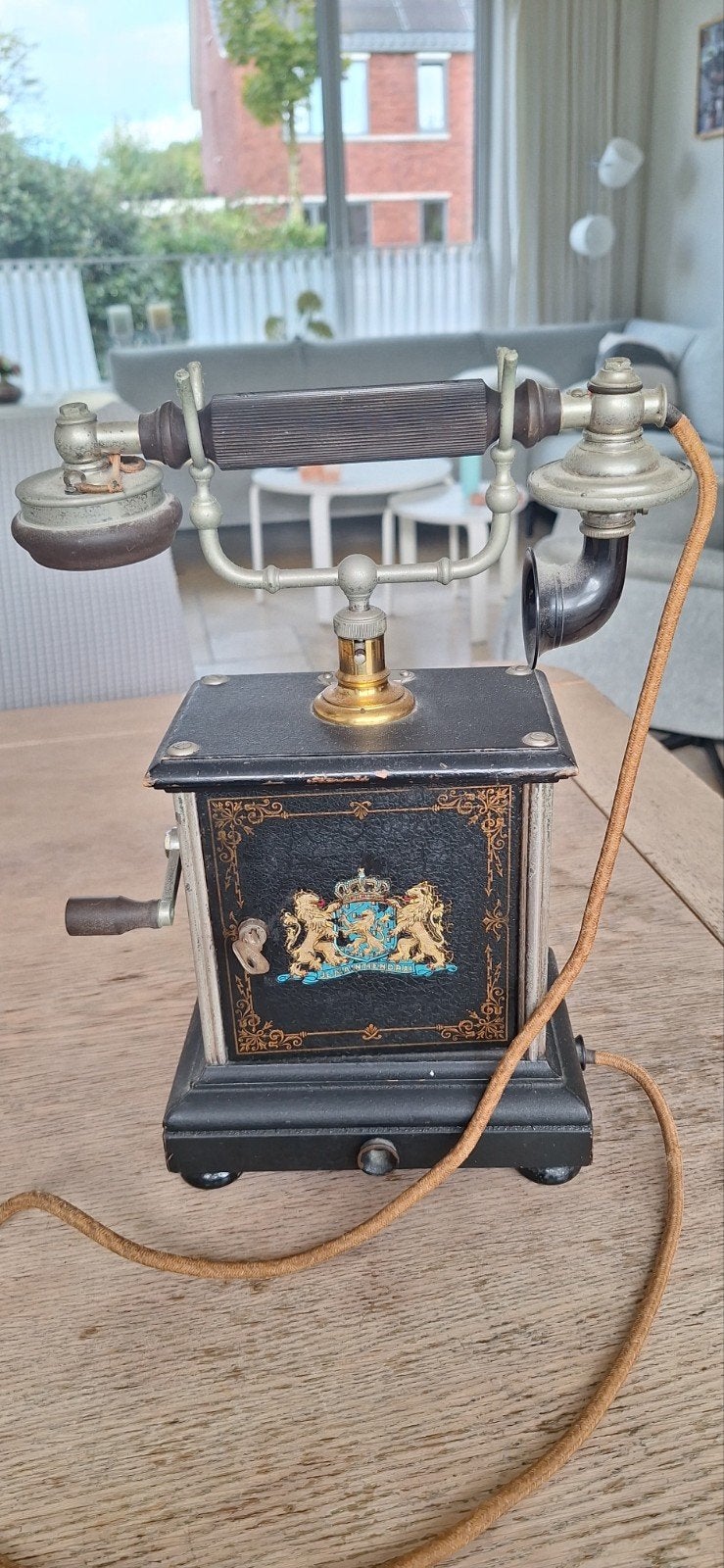 Antieke L.M. Ericsson & Co Stockholm Telefoon, Antiek en Kunst, Ophalen of Verzenden