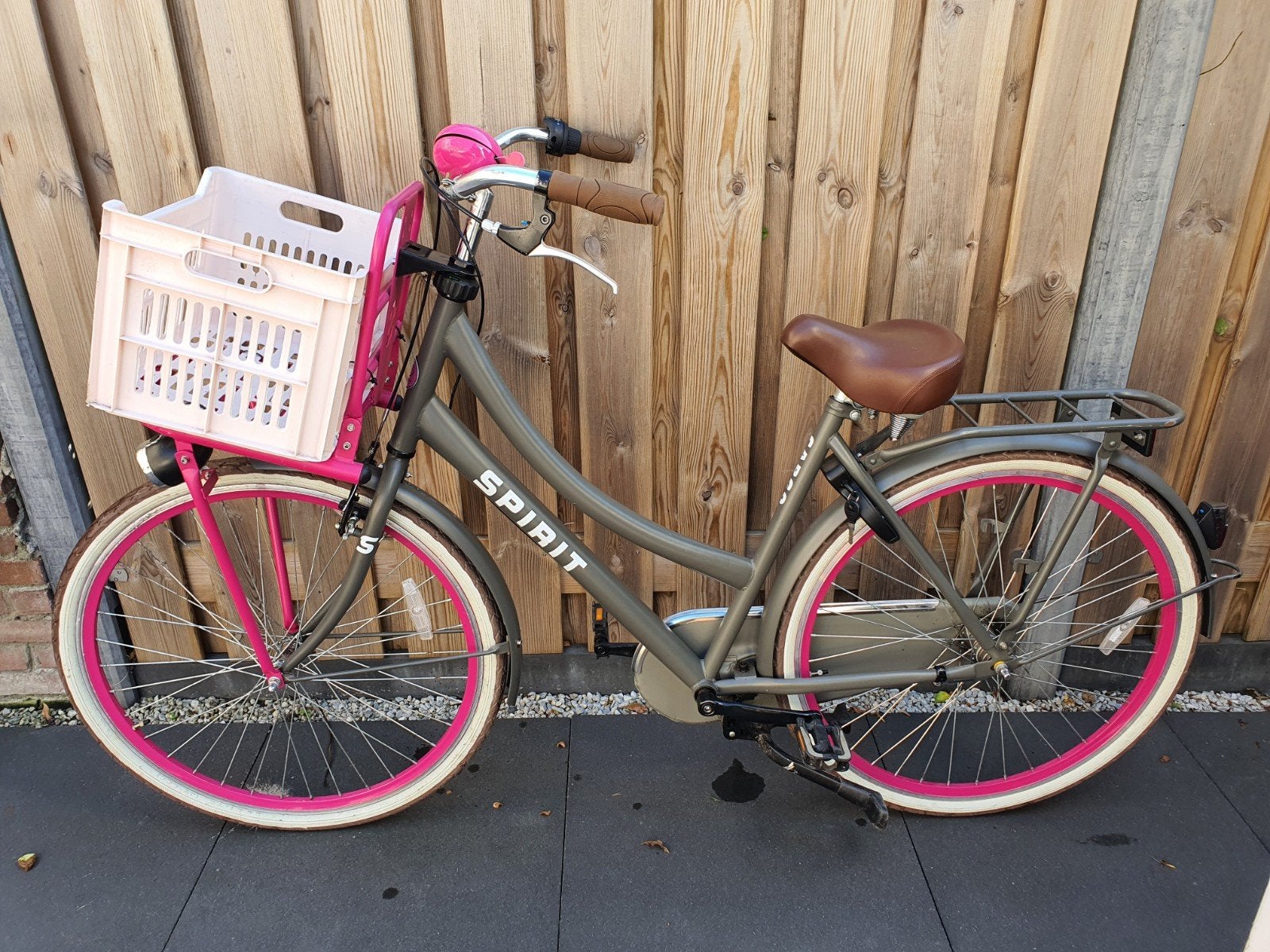 Spirit Cargo Damesfiets 3 versnellingen frame 53, Fietsen en Brommers, Fietsen | Dames | Damesfietsen, Ophalen, Terugtraprem, 53 tot 56 cm