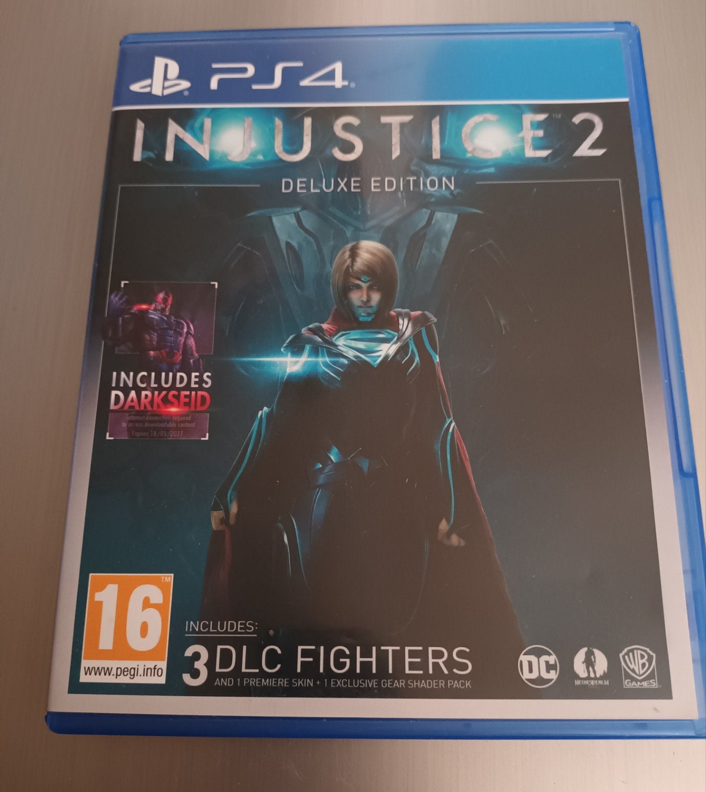 Injustice 2 Deluxe Edition PS4 - Inclusief Darkseid, Spelcomputers en Games, Vechten, 2 spelers, Ophalen of Verzenden, Zo goed als nieuw