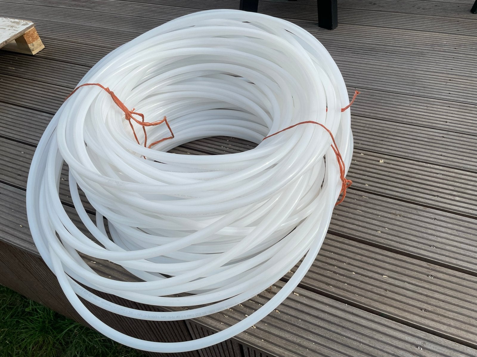 Witte PE-RT buis 16x2.0 voor vloerverwarming, Ophalen, Pvc, 6 meter of meer, Overige typen
