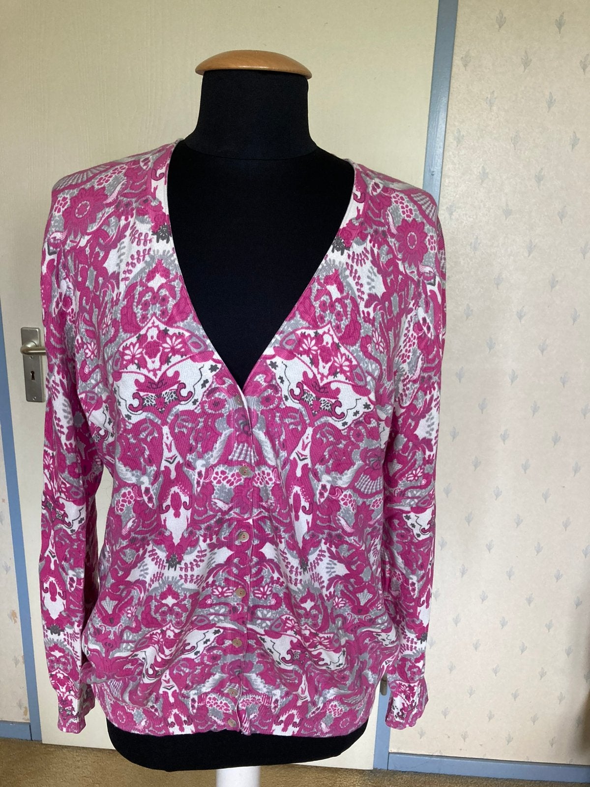 054 Bloomings vestje in maat XXL roze/grijs, Verzenden, Zo goed als nieuw, Maat 46/48 (XL) of groter, Roze