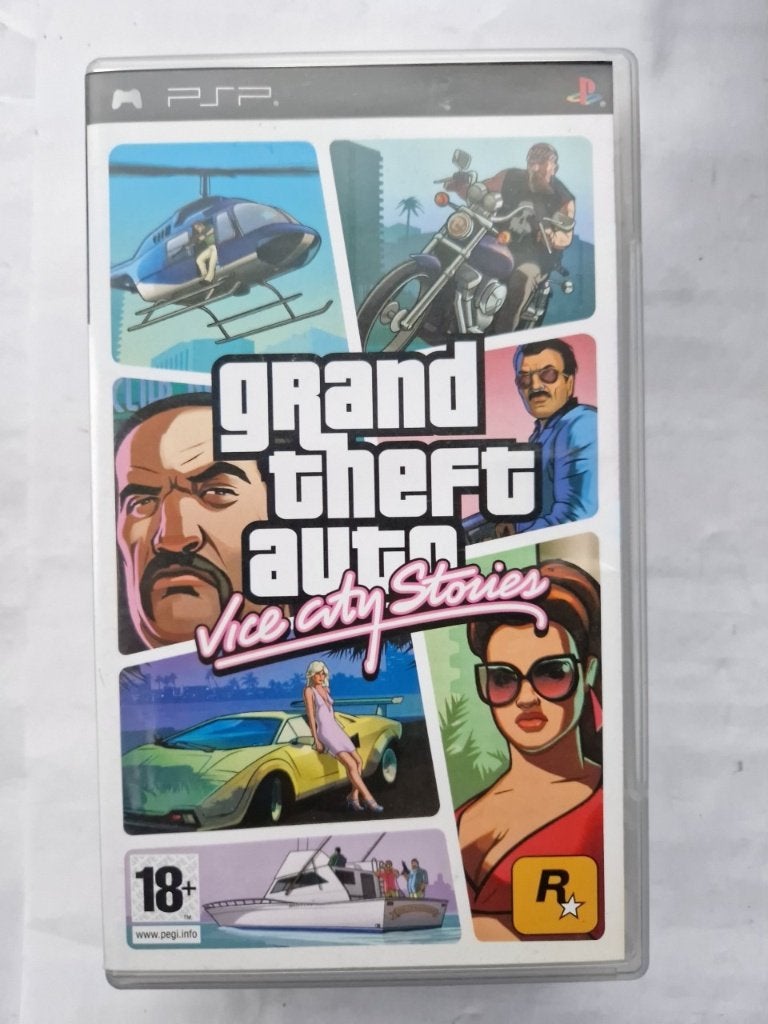 GRAND THEFT AUTO vice city stories, Spelcomputers en Games, Games | Sony PlayStation Portable, Gebruikt, 1 speler, Racen en Vliegen