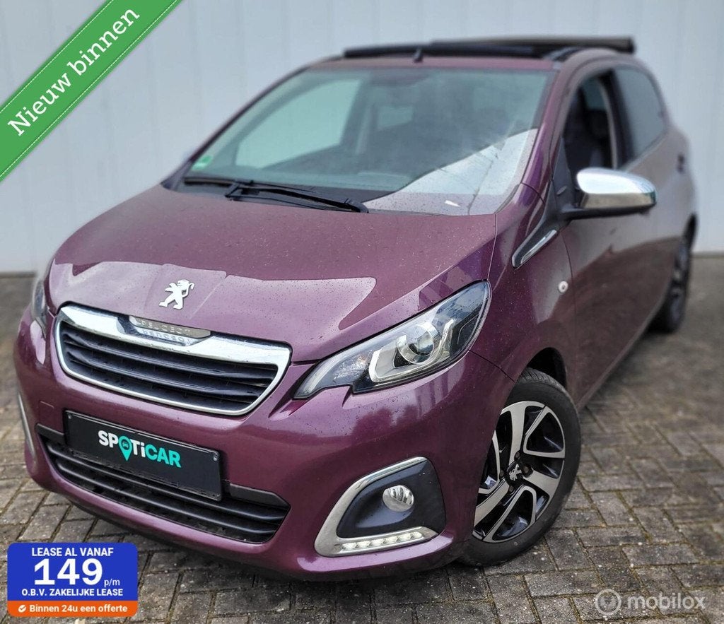 Peugeot 108 ALLURE-TOP !, Auto's, Peugeot, Voorwielaandrijving, Gebruikt, 4 stoelen, Bedrijf