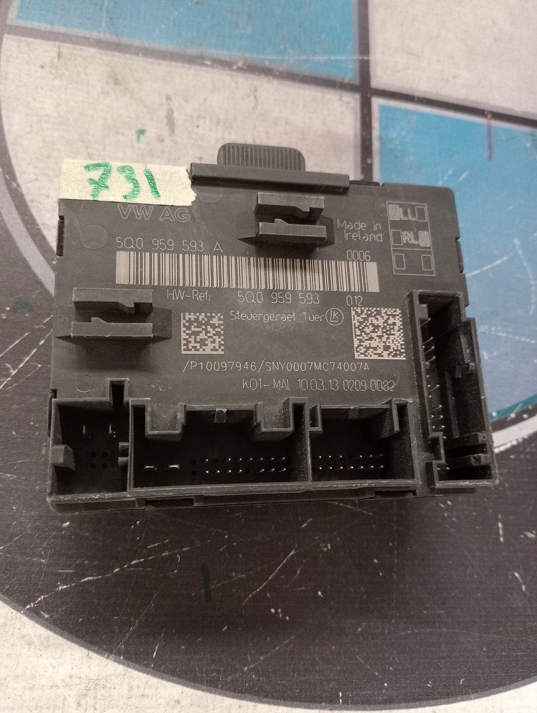 Centrale Deur Module ORIGINEEL VW AUDI SEAT 5Q0959593A, Gebruikt, -, -, -